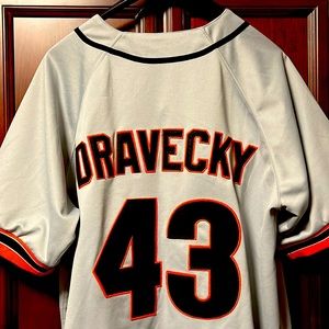 Retro Rare 1989 Mitchell & Ness SF Giants Dave Dravecky Classic Jersey #43 Grey!